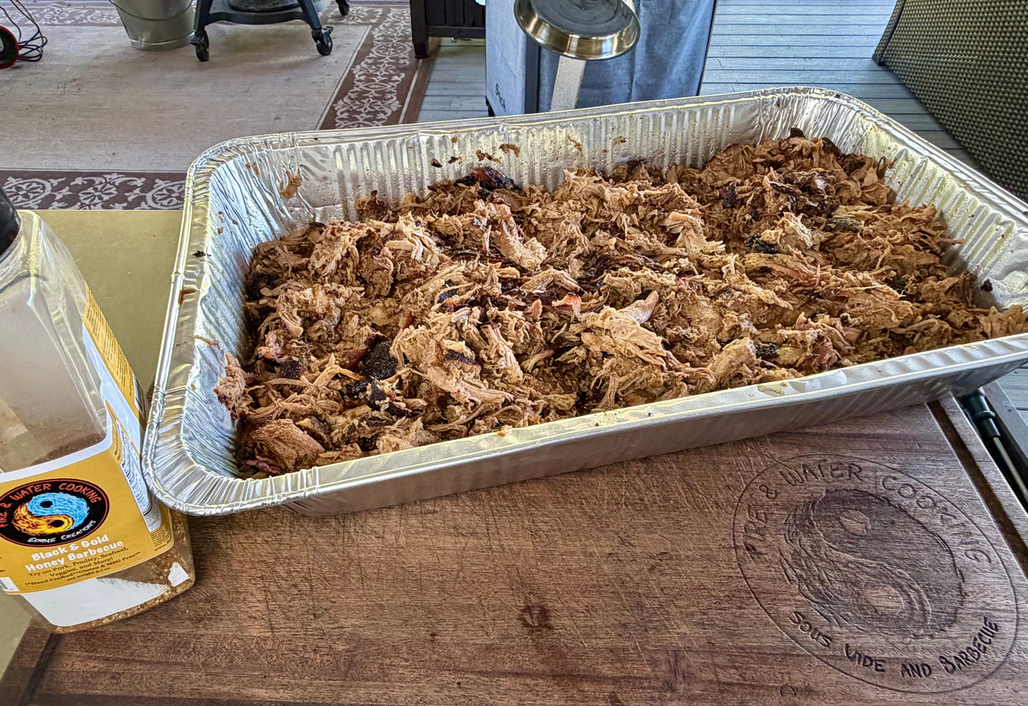 Fire & Water Cooking Black & Gold Honey BBQ