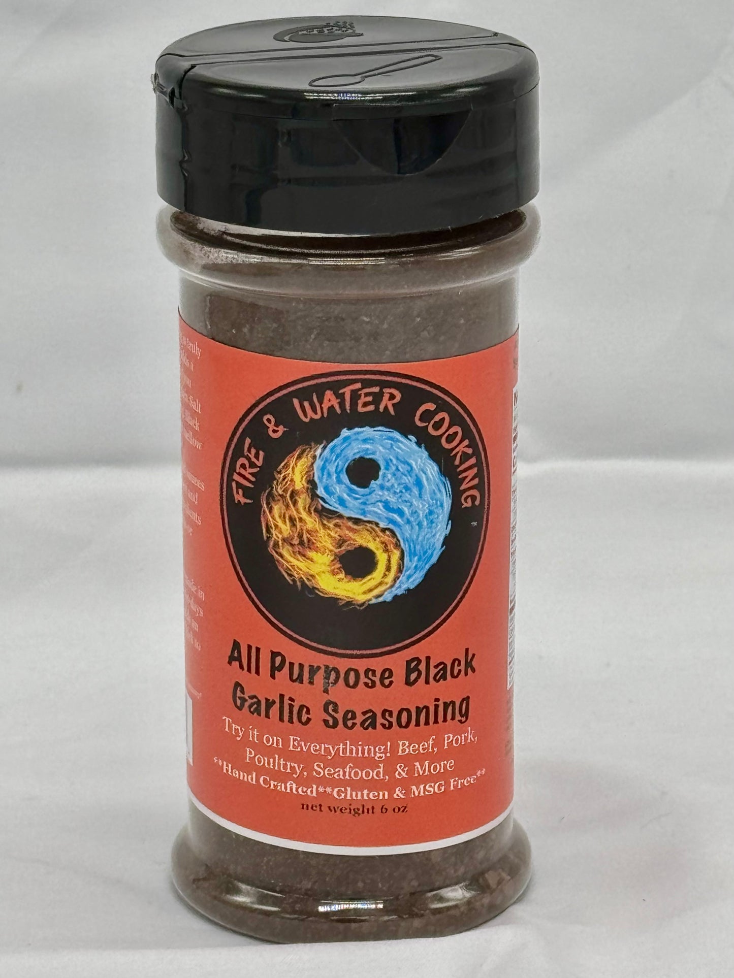 Fire & Water Cooking All Purpose Black Garlic Rub
