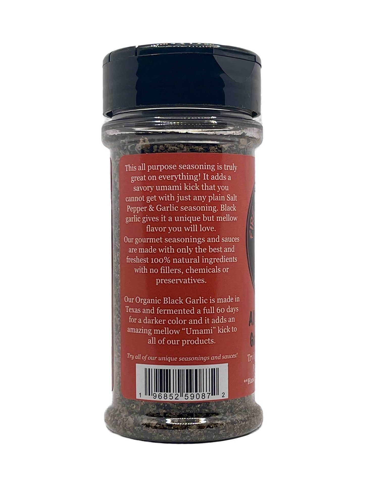 Fire & Water Cooking All Purpose Black Garlic Rub