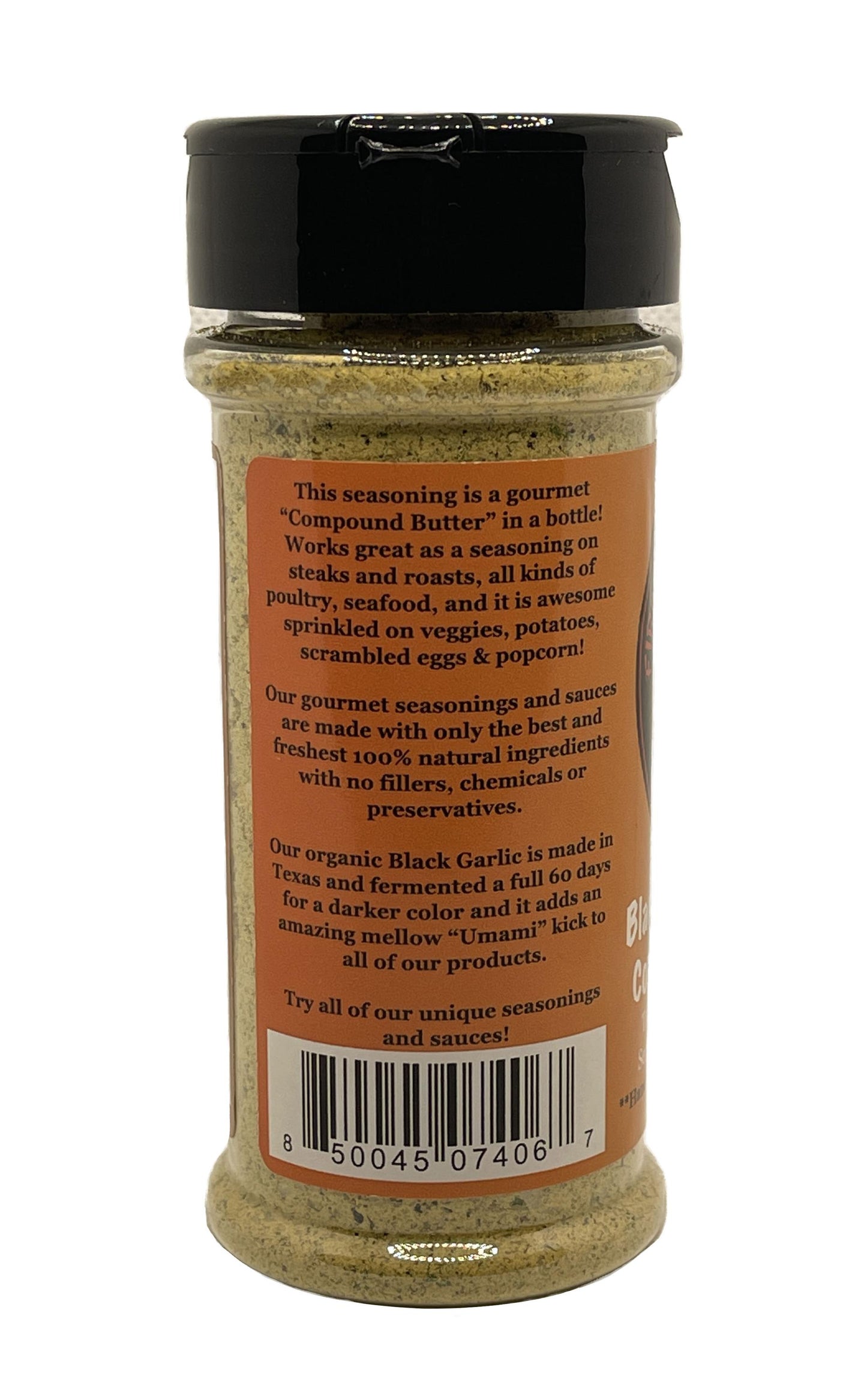 Fire & Water Cooking Black Garlic & Herb Compound Butter Seasoning