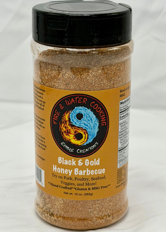 Fire & Water Cooking Black & Gold Honey BBQ