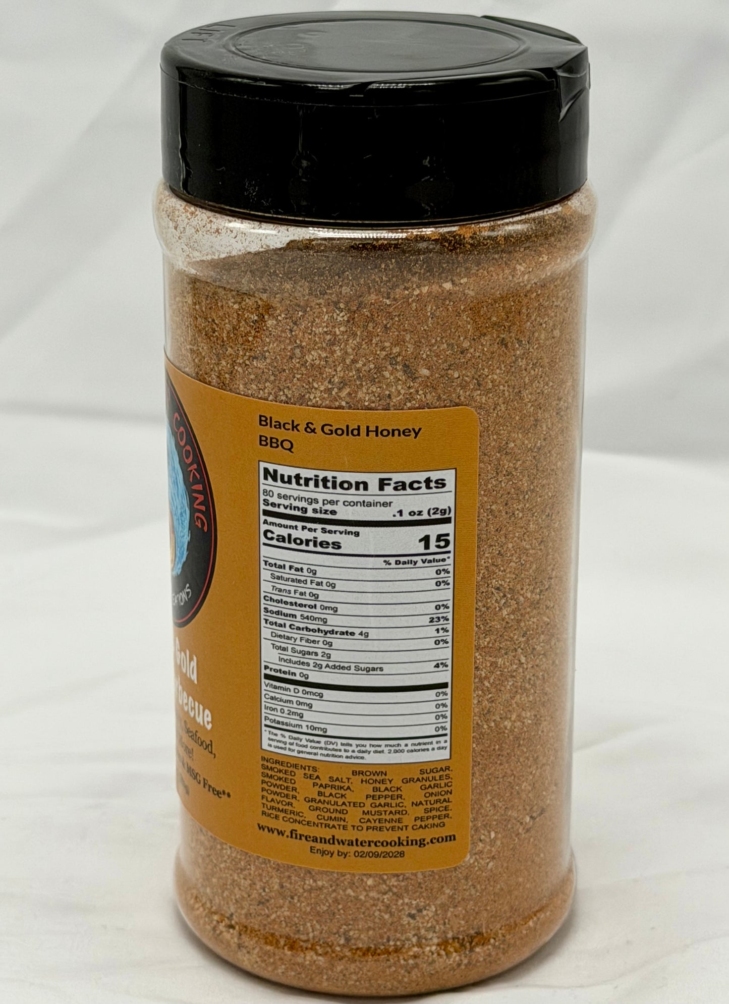 Fire & Water Cooking Black & Gold Honey BBQ