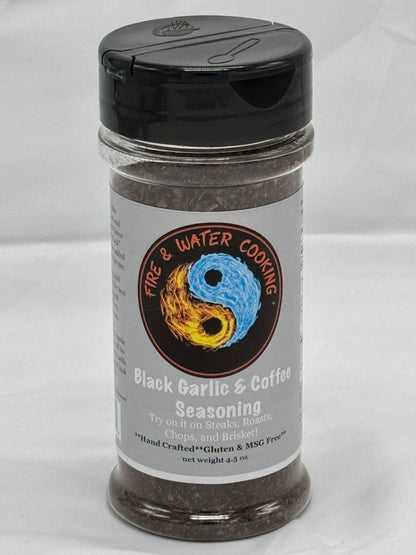 Fire & Water Cooking Black Garlic Coffee Seasoning