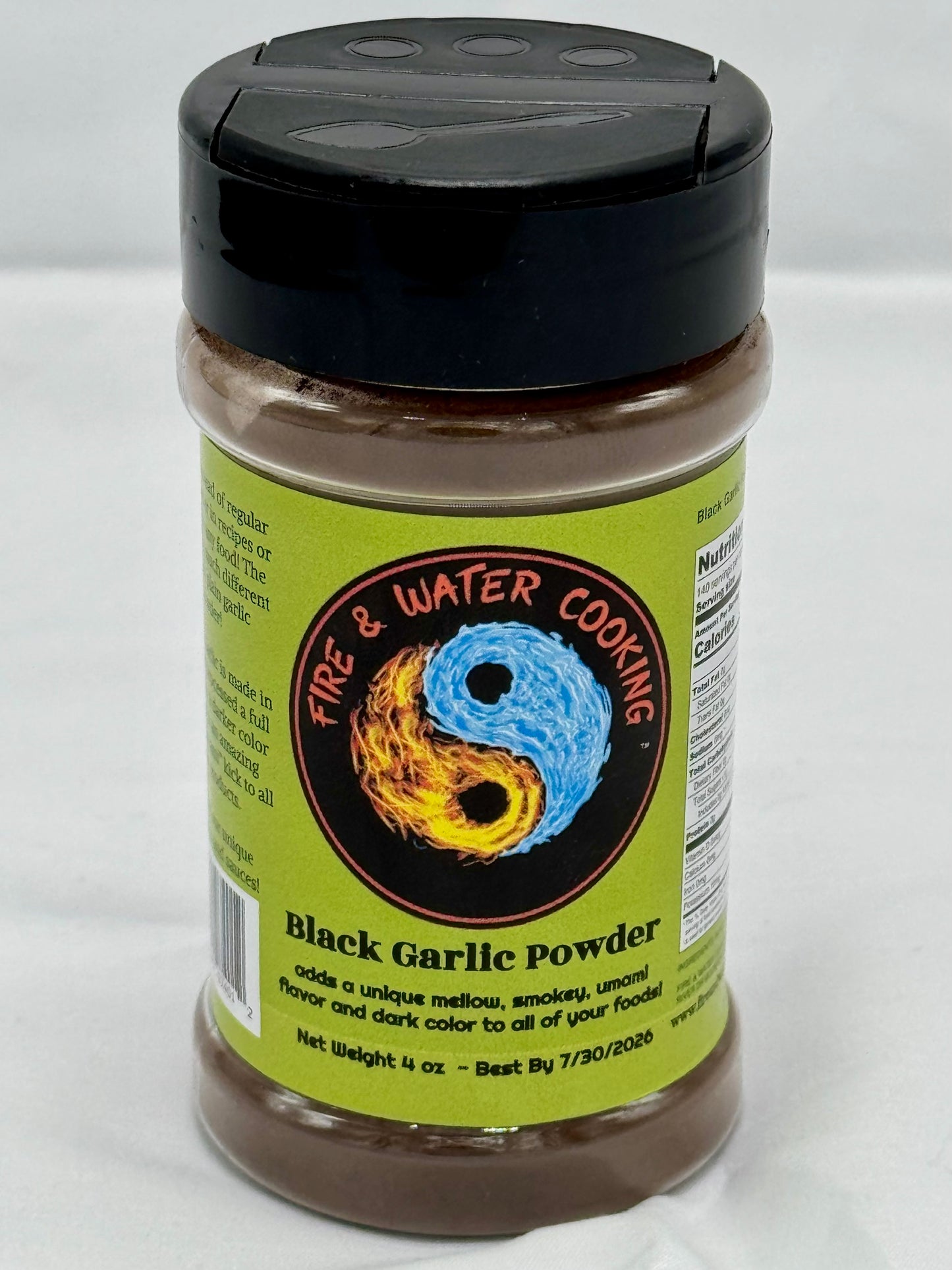 100% Pure Domestic Gourmet Black Garlic Powder